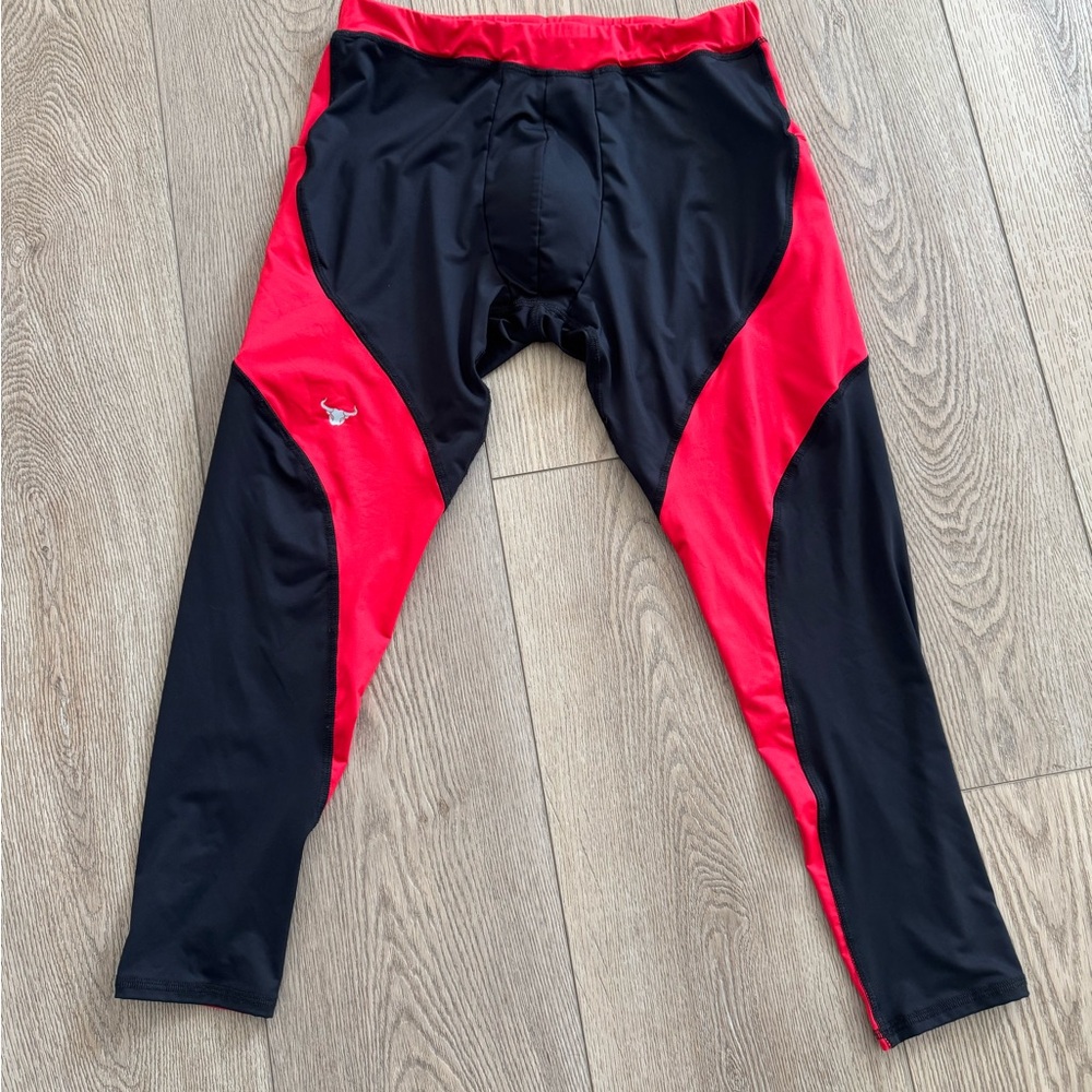 Under Armour Black and Red Joggers